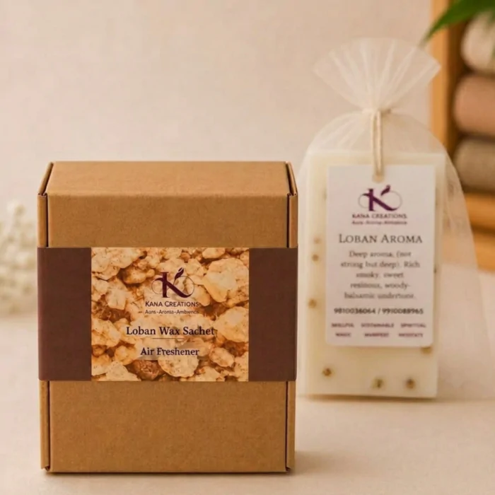 loban wax sachet box kana creations