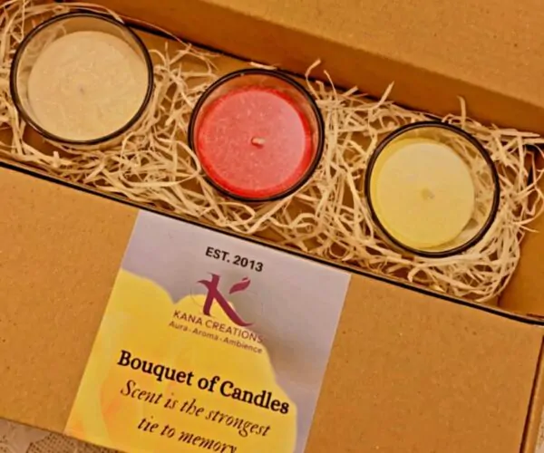 Bouquet of Soy Candles_kanacreations