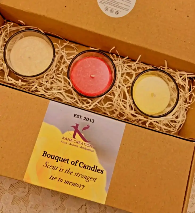 Bouquet of Soy Candles_kanacreations Bouquet of Soy Candles_kanacreations