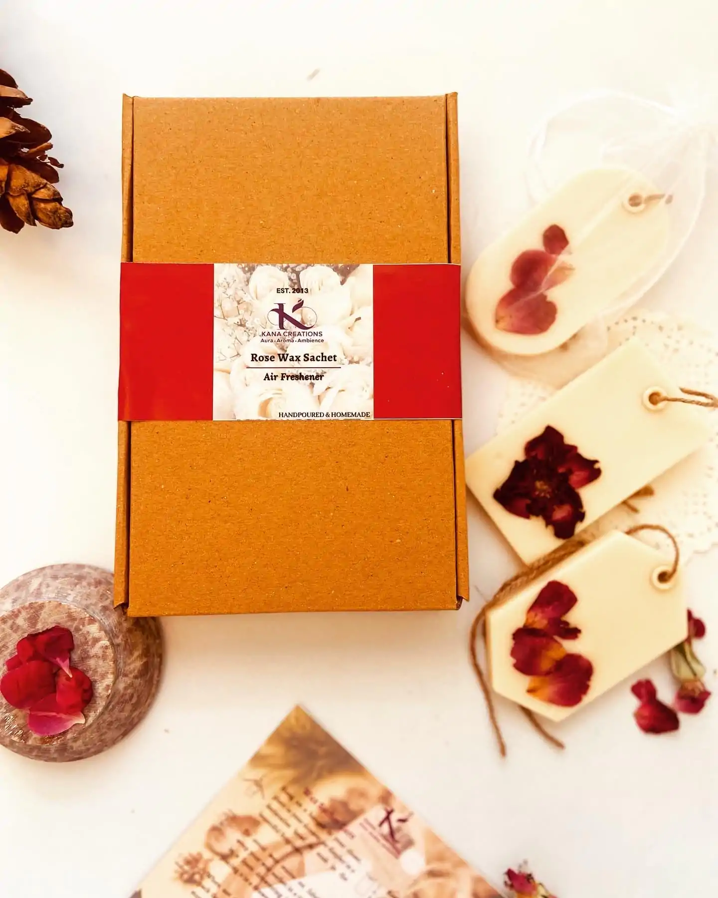 Rose soy wax sachets_kanacreations Rose soy wax sachets_kanacreations