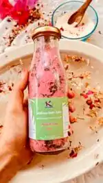, how to use Rose - Peace & Love Wellness Bath salts