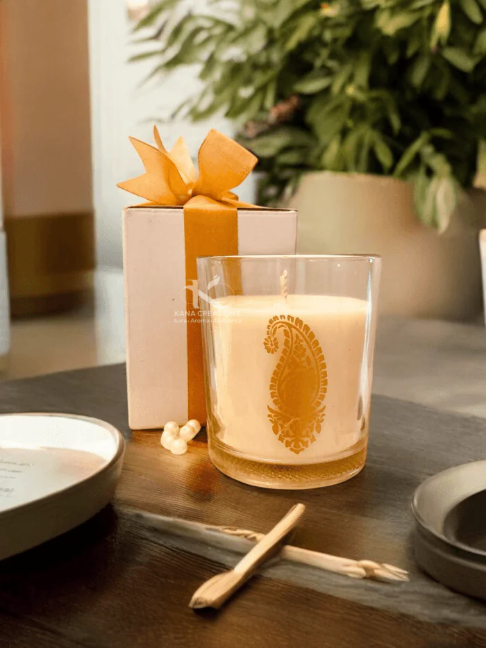 Cinammon Ambi Motif Soy Candle_Kanacreations