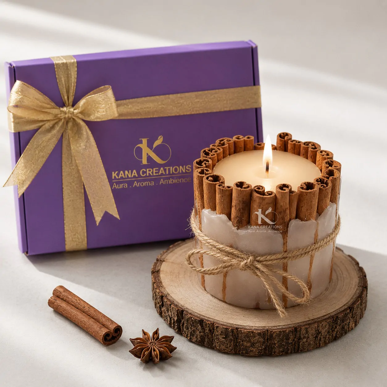 Cinnamon Sticks Soy Candle | Kana Creations