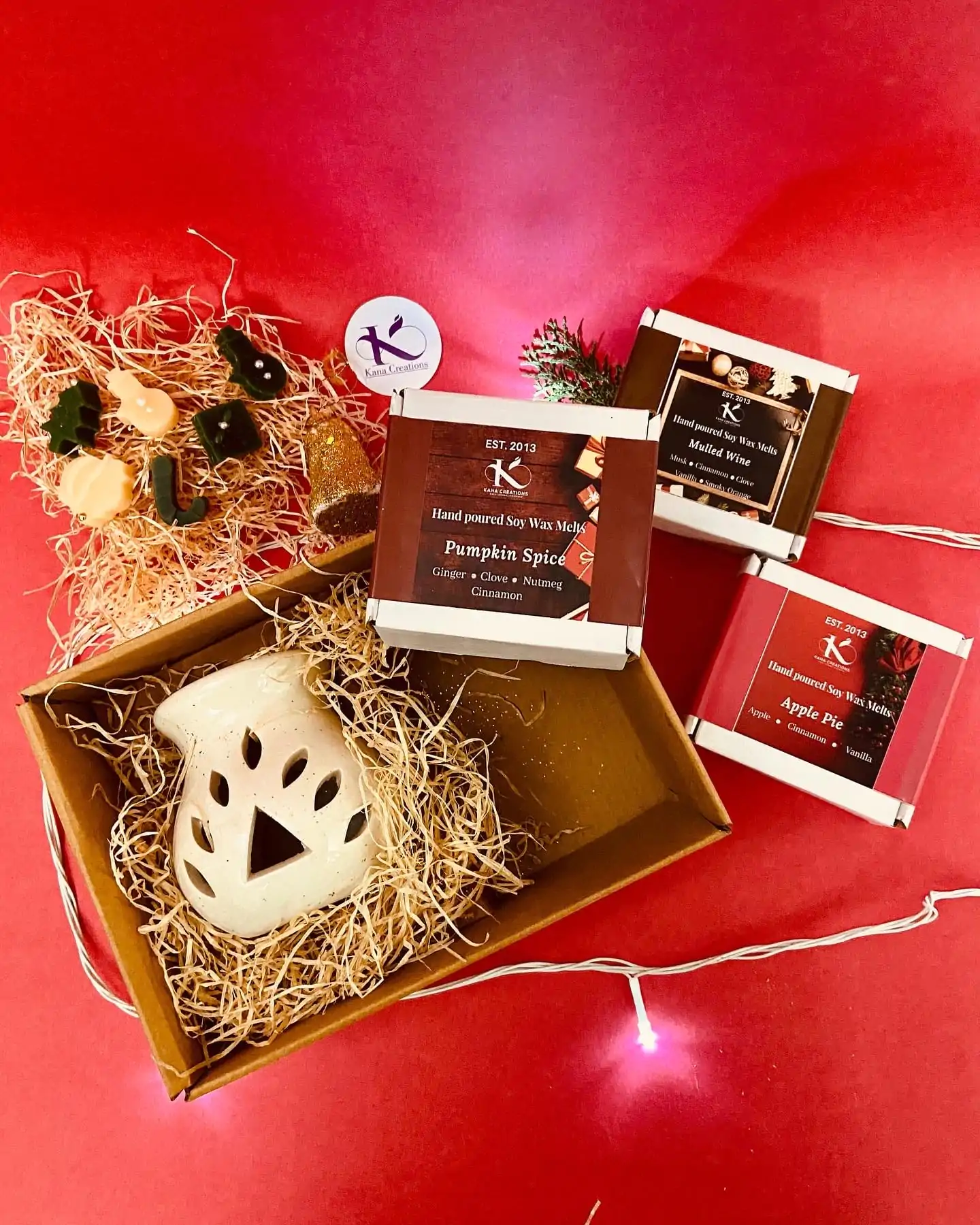 Christmas Soy wax melts Gift box_kanacreationa