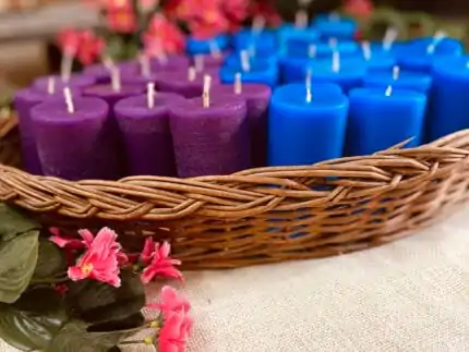 Color Therapy Healing Soy Candles