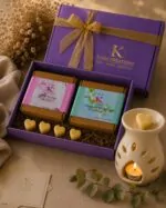 Matki T-light diffuser + Soy Wax melts gift box | Kana Creations