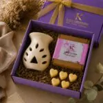 Matki T-light diffuser + Soy Wax melts gift box | Kana Creations