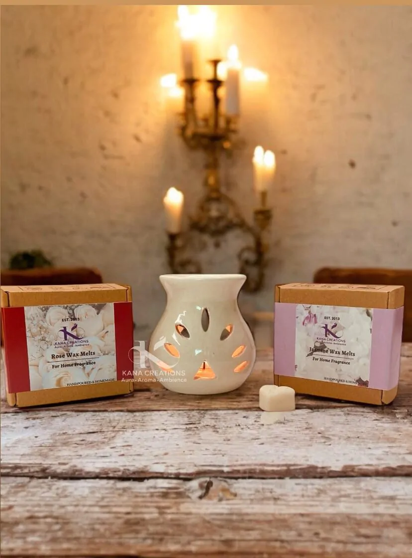 Matki Diffuser with soy wax melts_kanacreations Matki Diffuser with soy wax melts_kanacreations