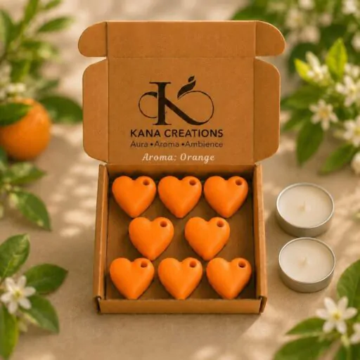 Orange wax melts kana creations