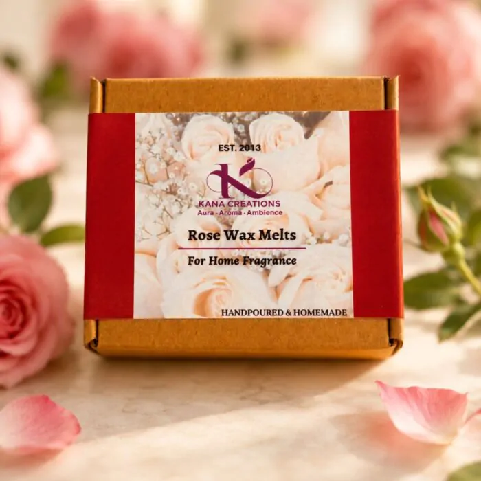 Rose Soy Wax Melts | 8 Pieces Box | Kana Creations - Image 2