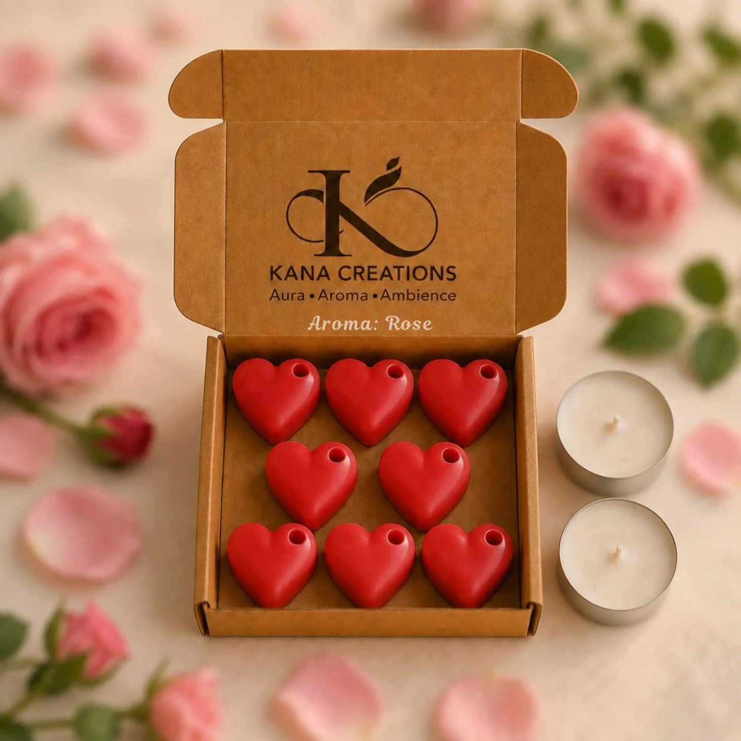 Rose wax melts kana creations