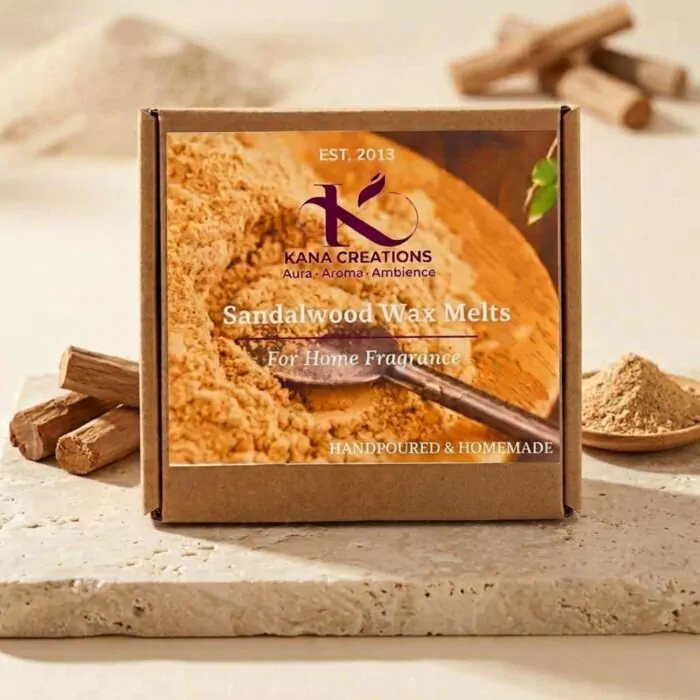 Sandalwood wax melts box kana creations
