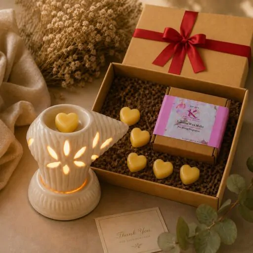 Shankh Electric Diffuser + Soy Wax melts gift box | Kana Creations