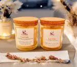 gratitude candle and Let go candle