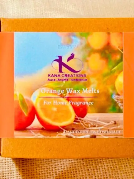 Orange Wax Melts_home fragrance_kanacreations