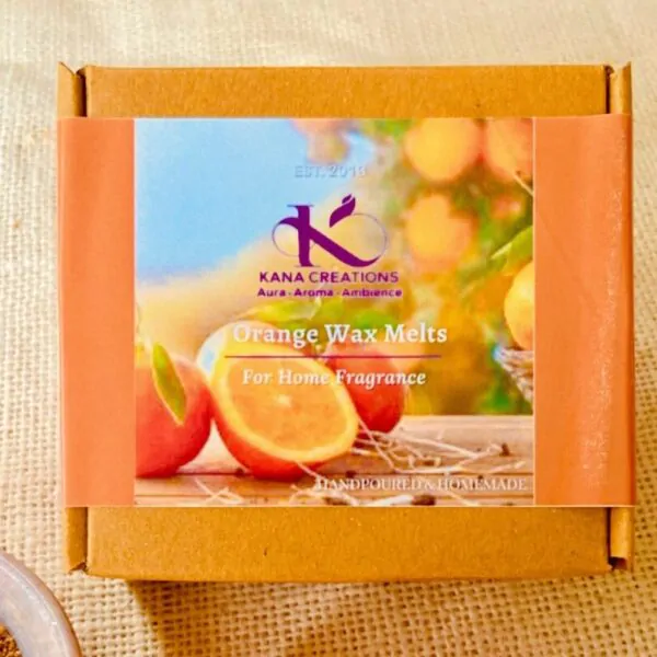 Orange Wax Melts_home fragrance_kanacreations