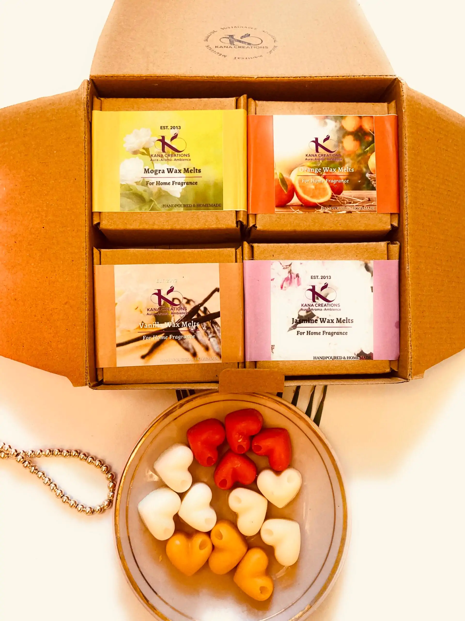 Floral Kingdom Aromas Soy Wax Melts Box_kanacreations Floral Kingdom Aromas Soy Wax Melts Combo Box_kanacreations