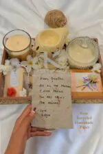 peaceful white tray with soy home fragrance products_kanacreations