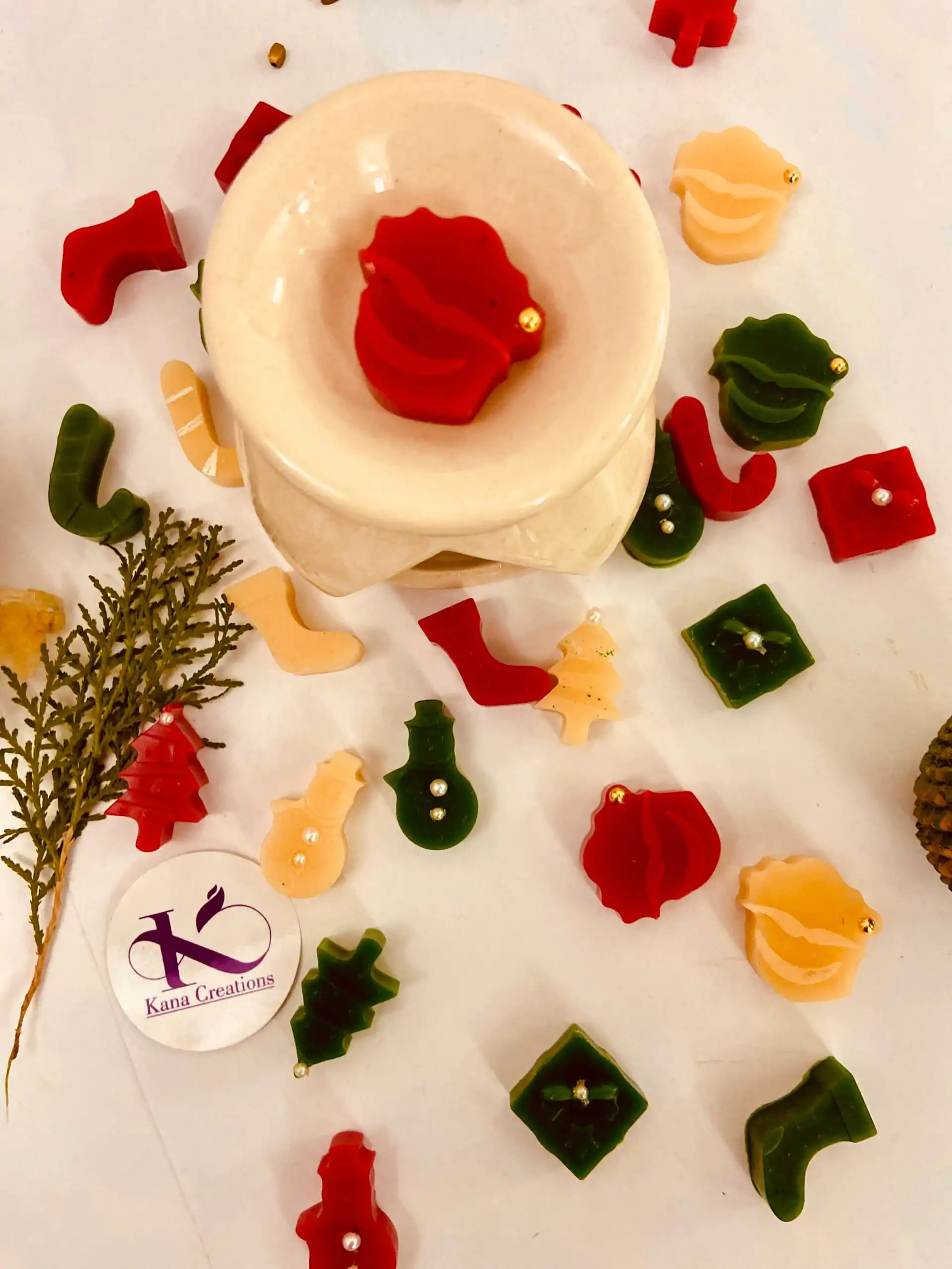Christmas pumpkin spice soy wax melts_Kanacreations