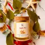 Christmas Apple pie soy candle_Kanacreations