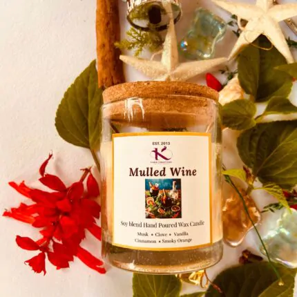 Christmas Mulled wine soy candle_Kanacreations
