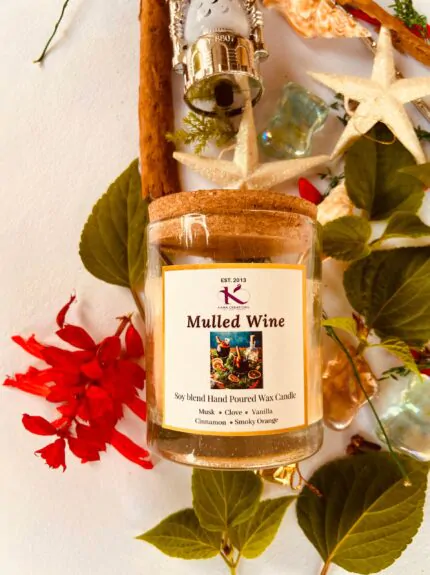 Christmas Mulled wine soy candle_Kanacreations