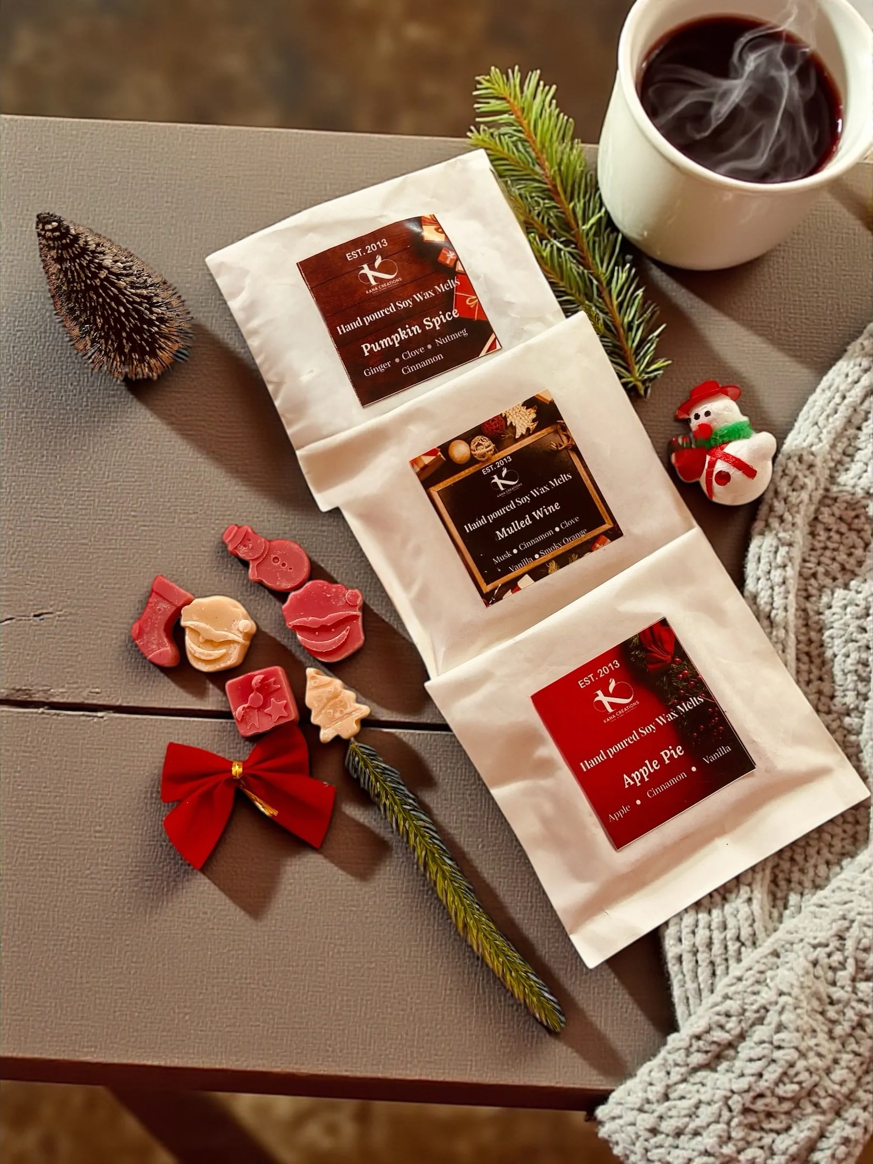 Winter christmas soy wax melts