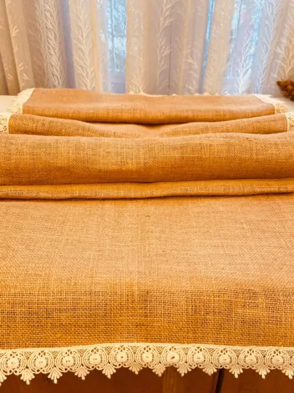 Handmade table Jute Runner by Kana Creations