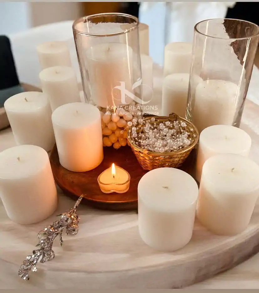 White Pillar Soy Candles_Kanacreations White Pillar Soy Candles_Kanacreations
