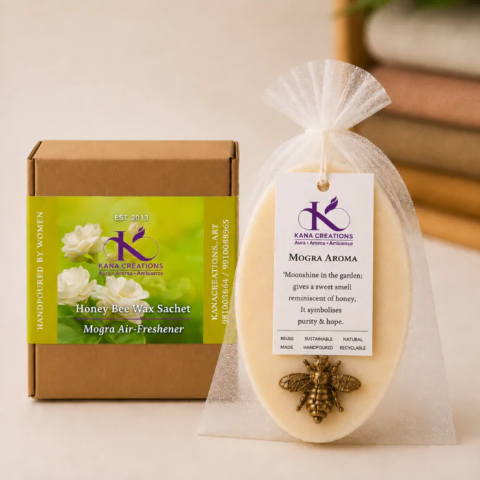 Honey Bee Mogra Soy Wax Sachets | Kana Creations - Image 2