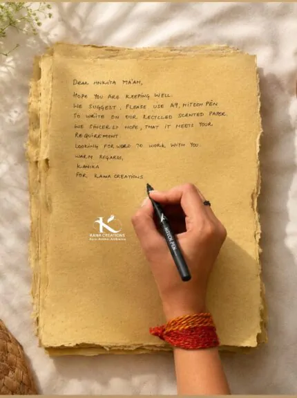 Recycle Handmade scented paper | Kana creations