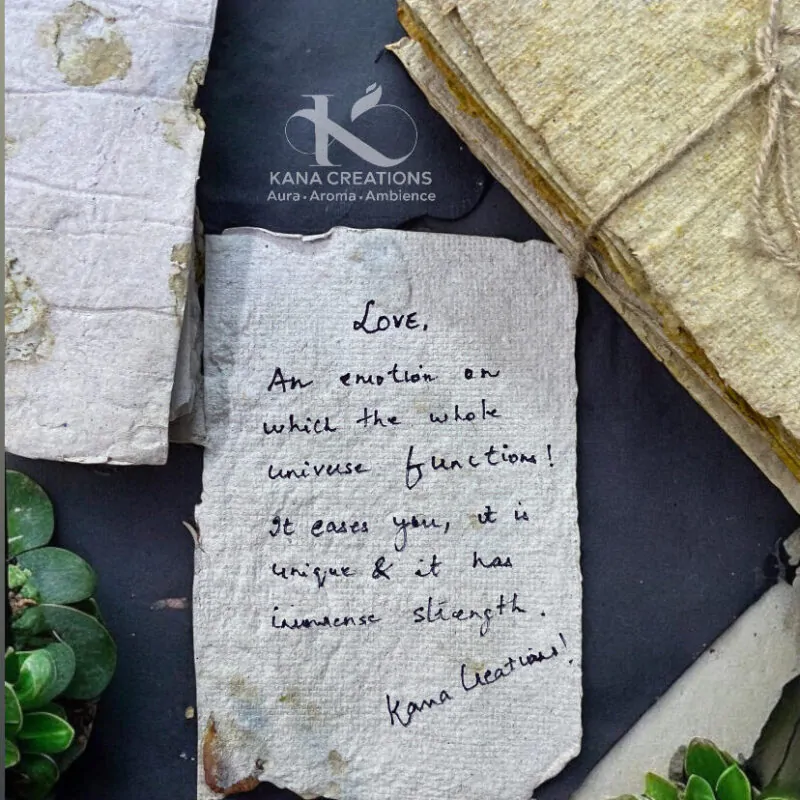 recycled handmade scented paper_kanacreations