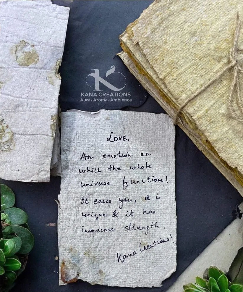 recycled handmade scented paper_kanacreations