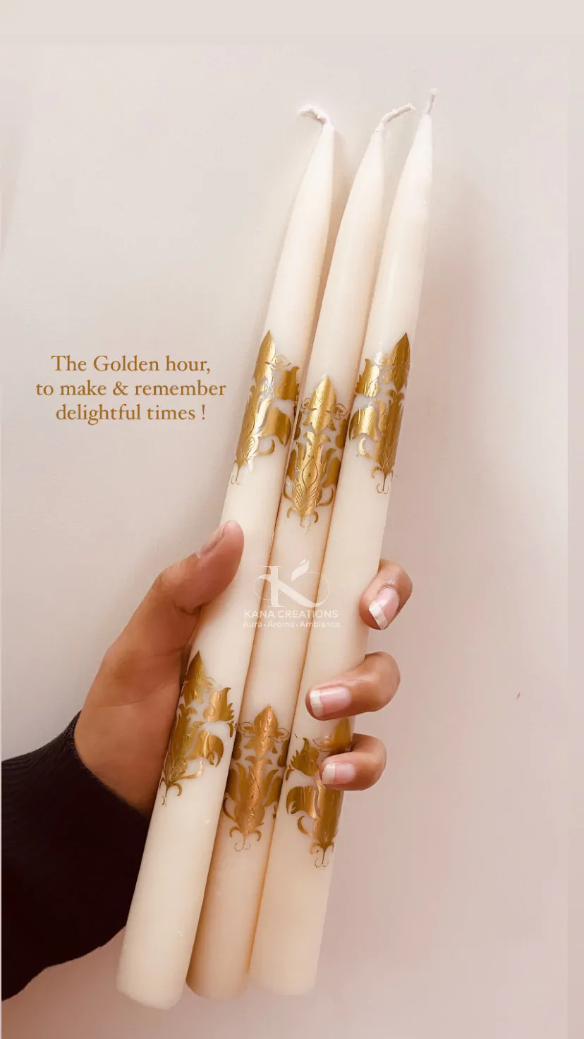 18th Century Taper Soy Candles_kanacreations