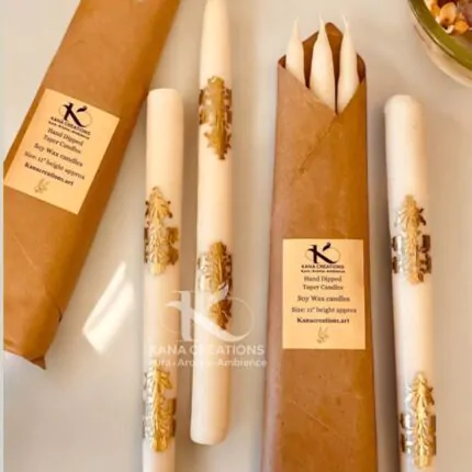 18th Century Taper Soy Candles_kanacreations