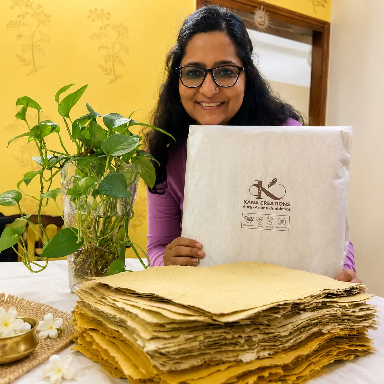 Recycle Handmade Scented paper | Kana Creations