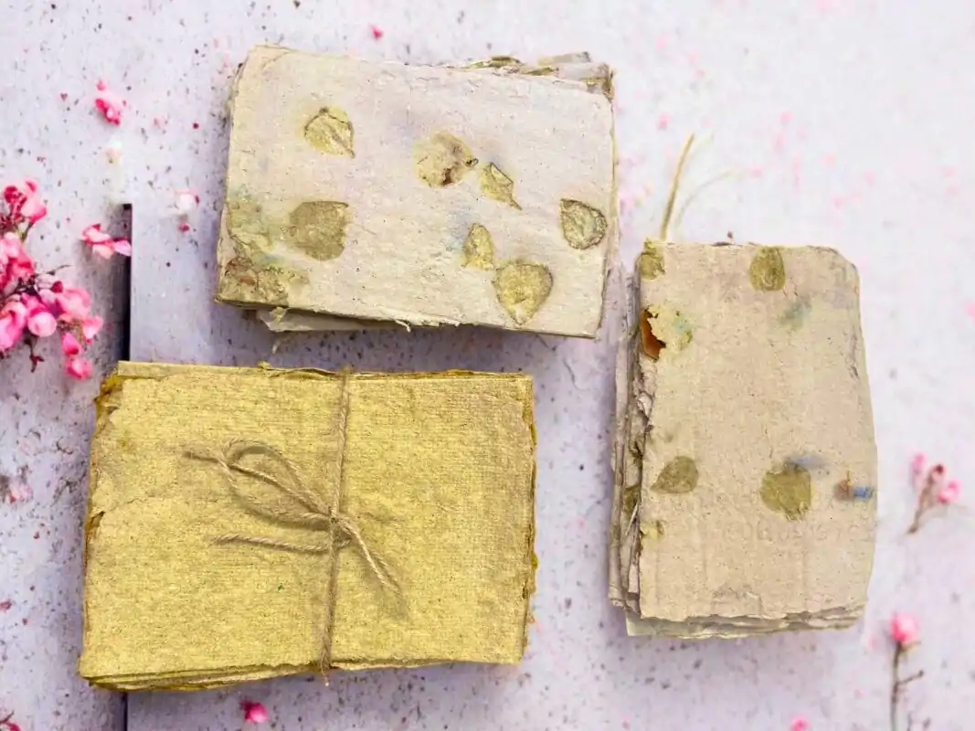 recycled handmade scented paper_kanacreations