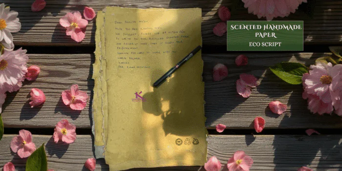 recycled scented handmade paper
