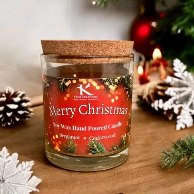 Merry Christmas soy candle_Slider_Kanacreations