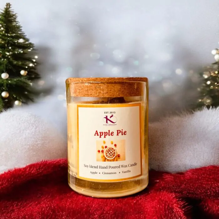 Apple pie soy candle_kanacreations