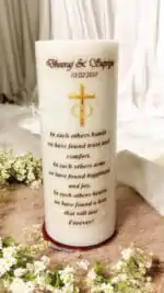 Baptism soy candle_Kanacreations