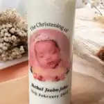 Baptism soy candle_Kanacreations