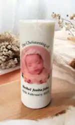 Baptism soy candle_Kanacreations