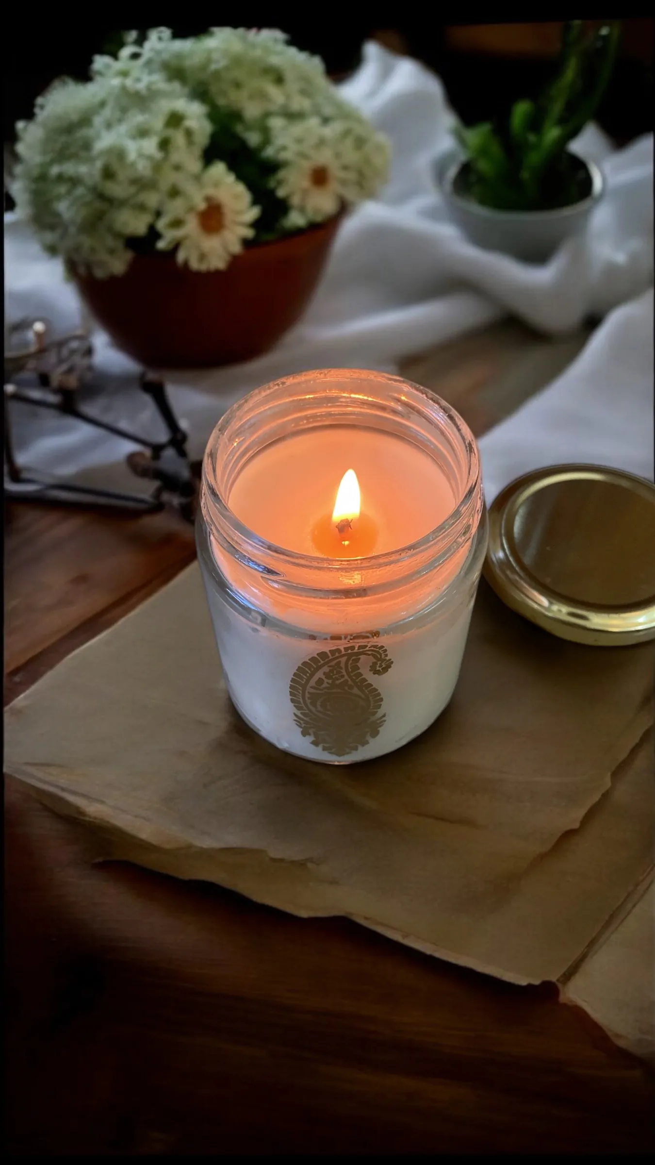 French Vanilla_Jar candle_kanacreations