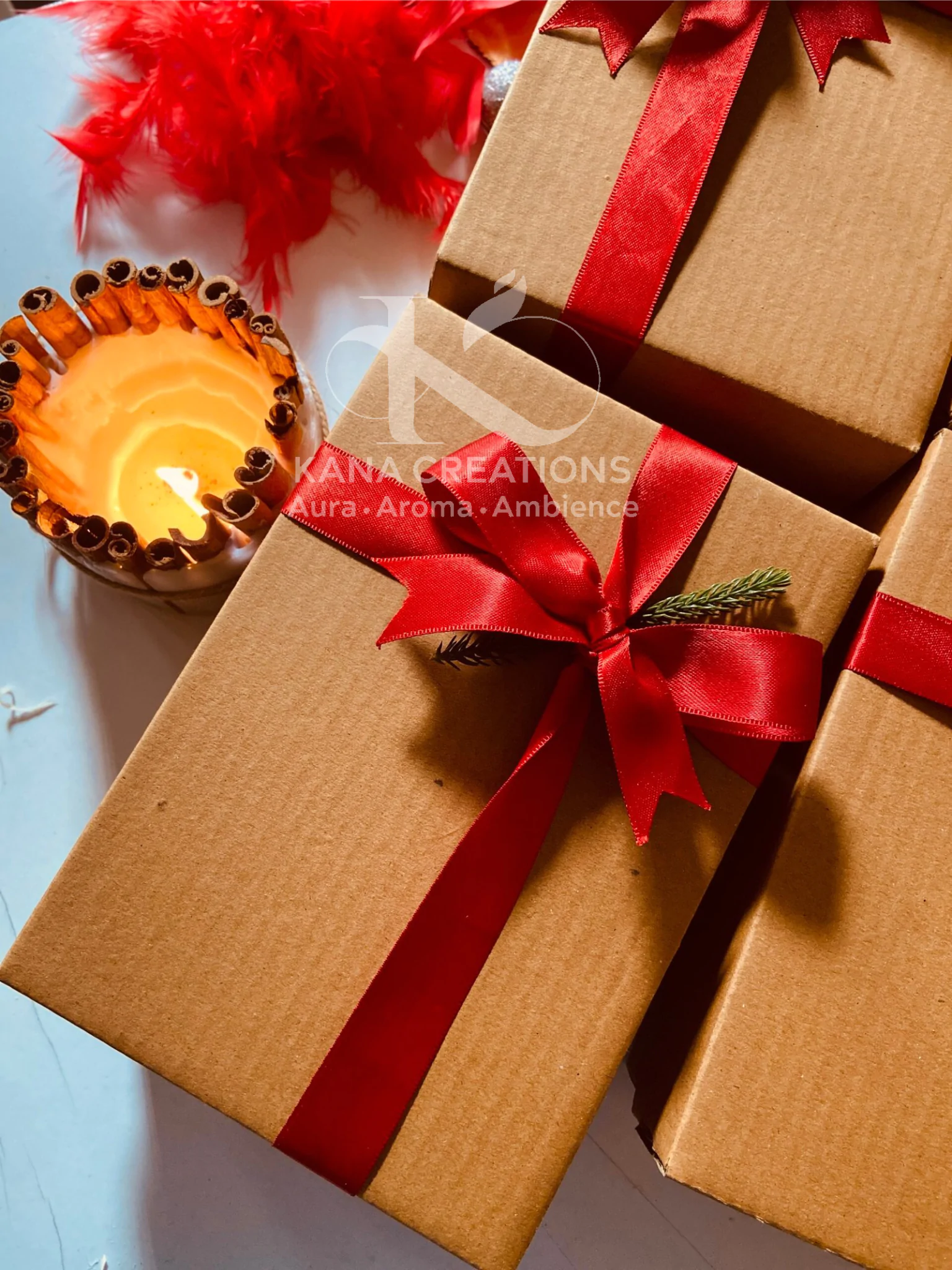 sustainble packaging_soy candles_kanacreations. sustainble packaging_soy candles_christmas_kanacreations.