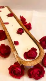 Limited Edition - Rose Elite 6 Wick Hand Carved Dough Soy Candle_kanacreations