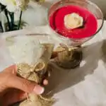 Valentine gift rose martini soy candles_kanacreations