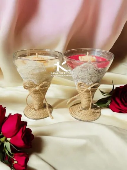 rose martini valentine gift soy candles_kanacreations