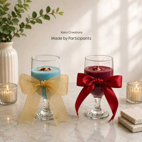 Offline candle making workshop Kana Creations