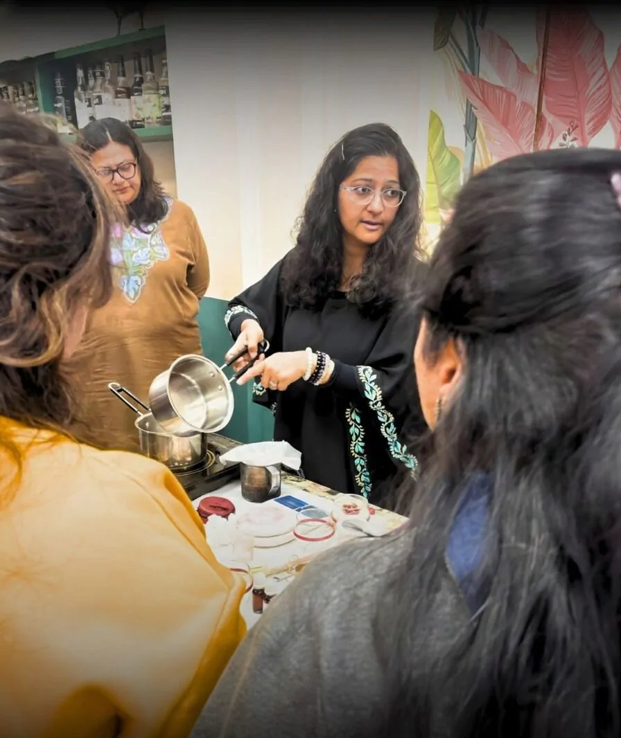 offline hands-on candle-making workshop